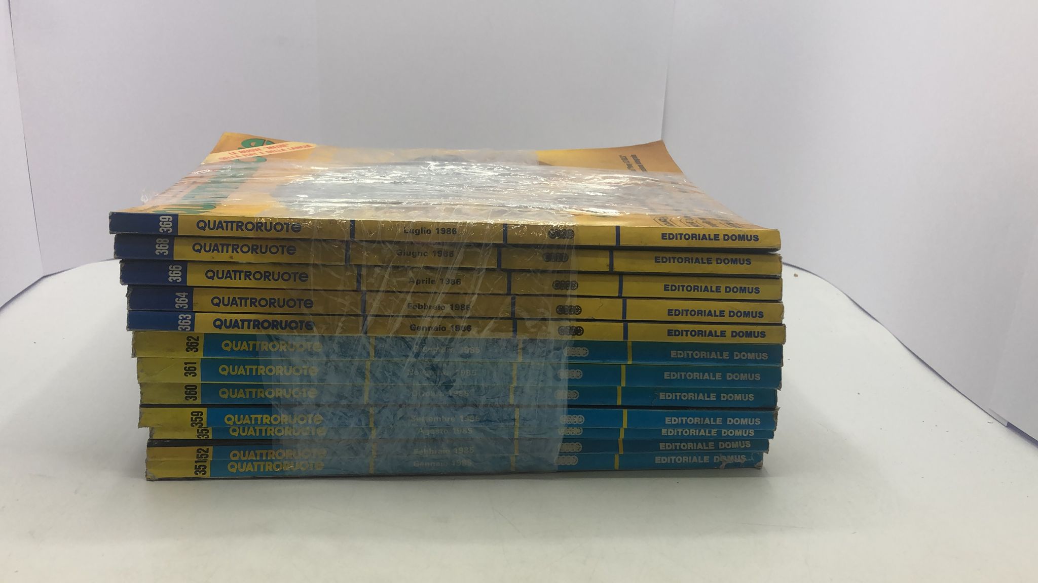 12 volumi Quattroruote 1985 - 1986