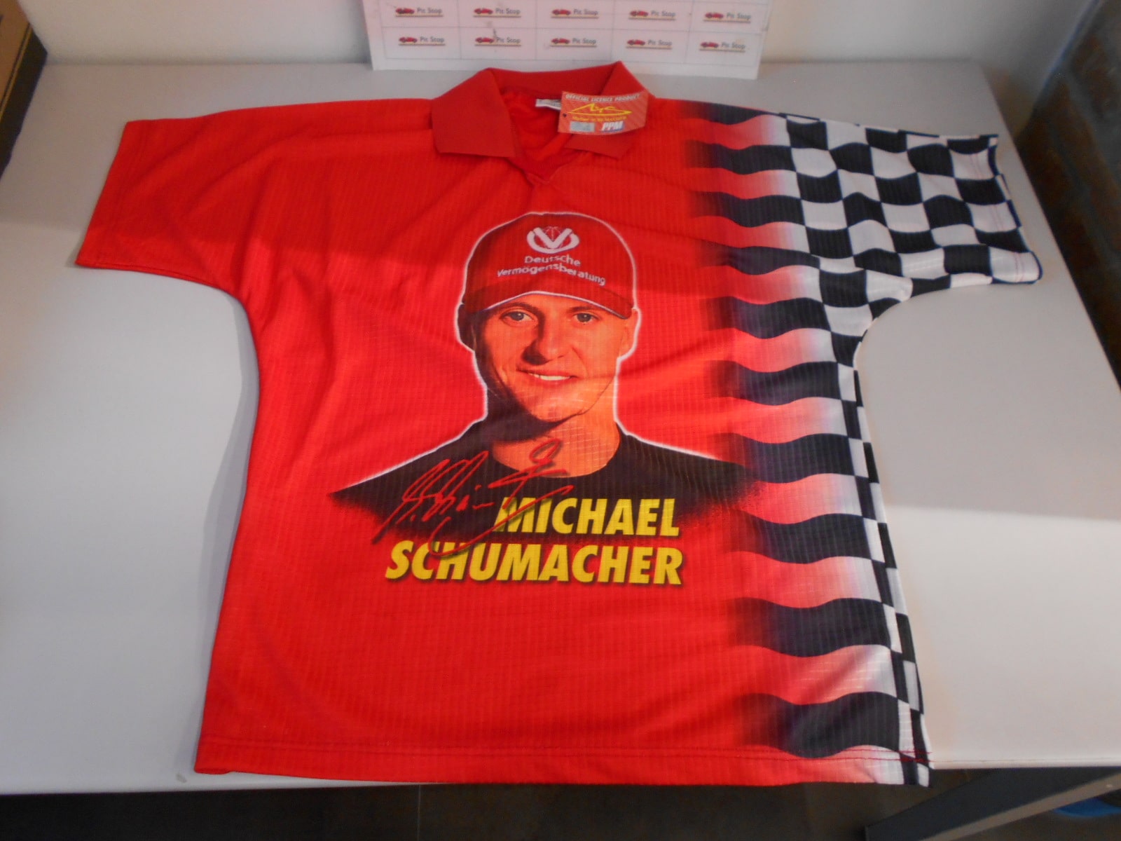 Schumacher collection polo Ferrari, taglia XXL