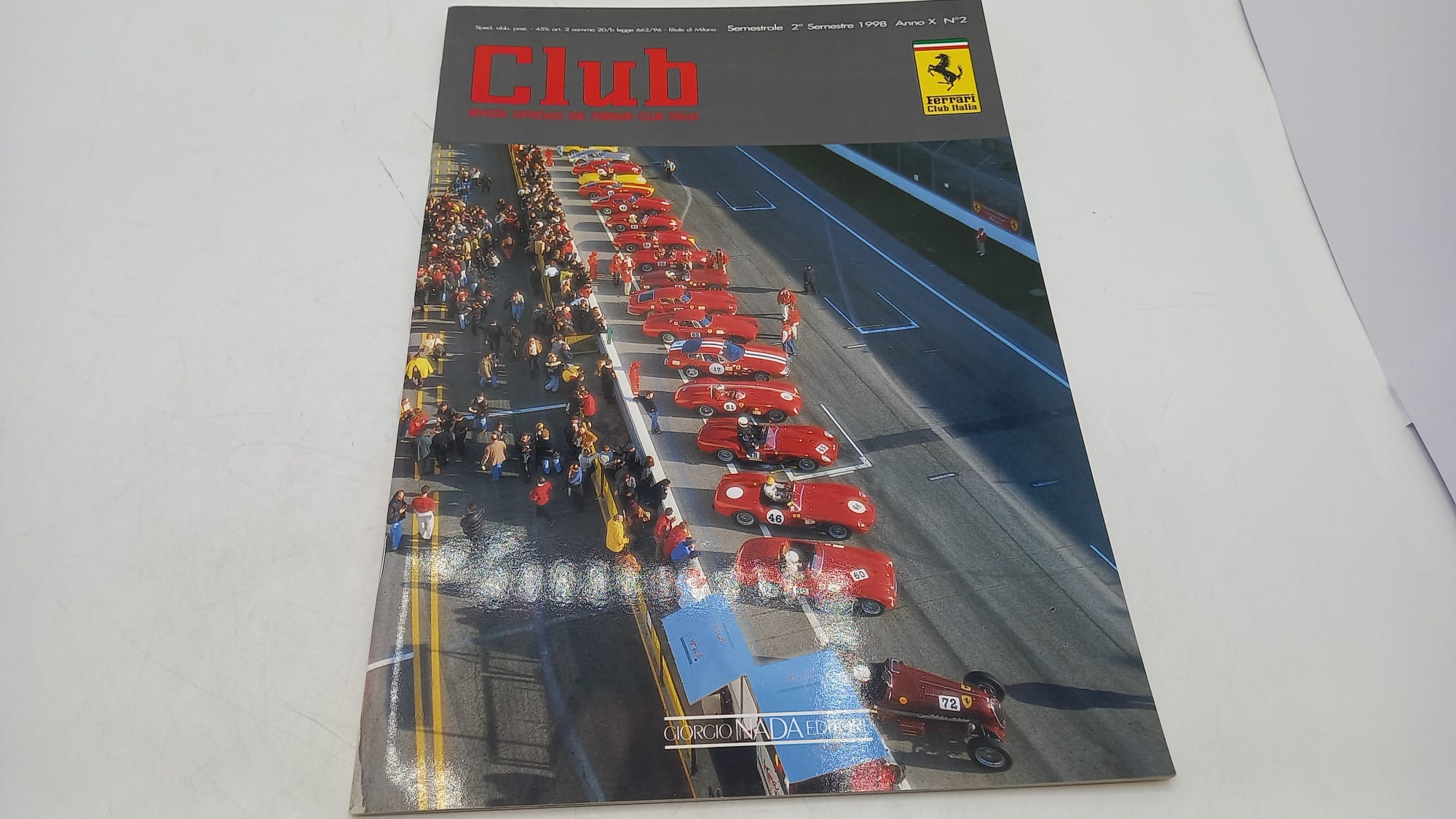 Rivista Club Ferrari Italia secondo semestre 1998