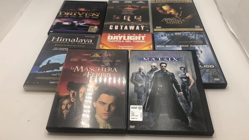 8 film in DVD ben tenuti