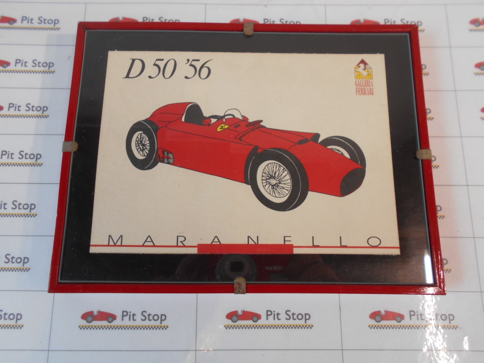 Ferrari quadretto commemorativo D 50 1956