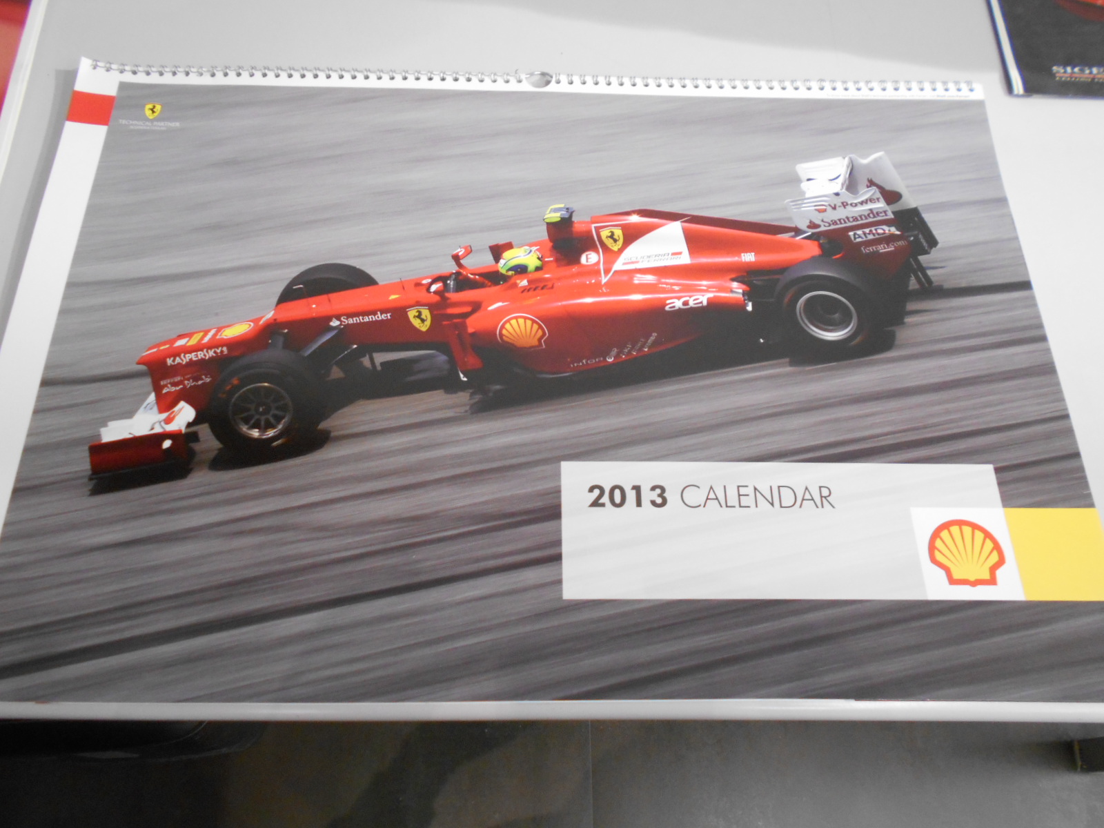 Ferrari calendario originale anno 2013