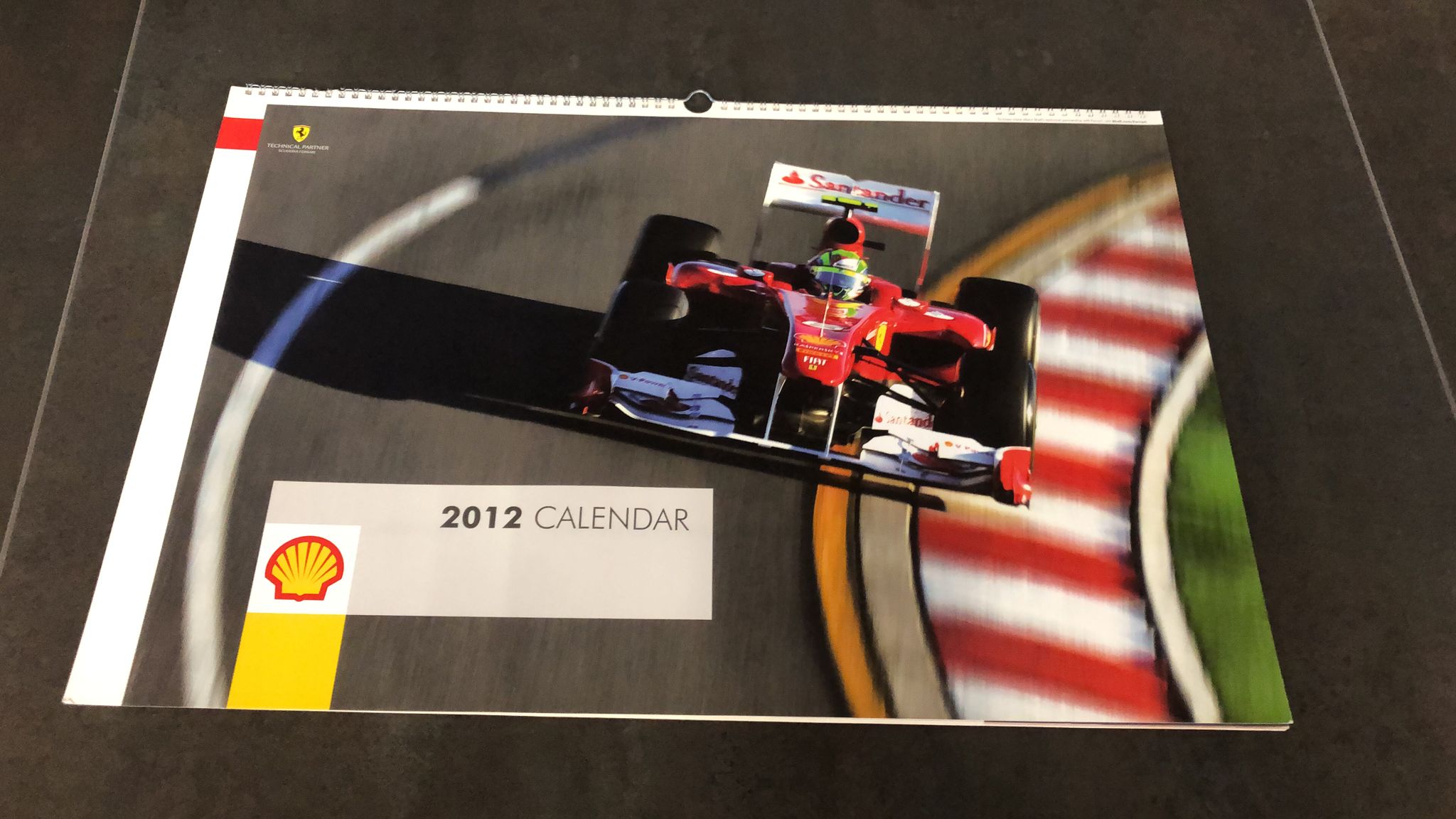 Calendario Ferrari 2012