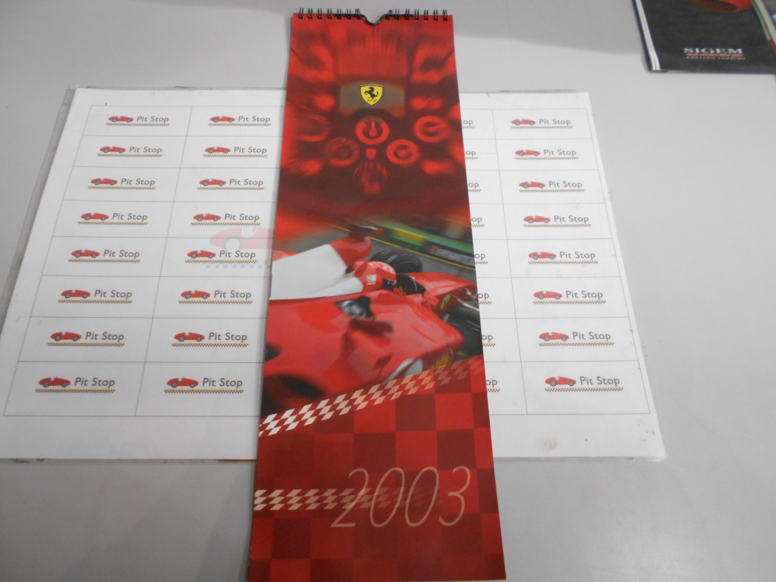 Ferrari calendario originale anno 2003