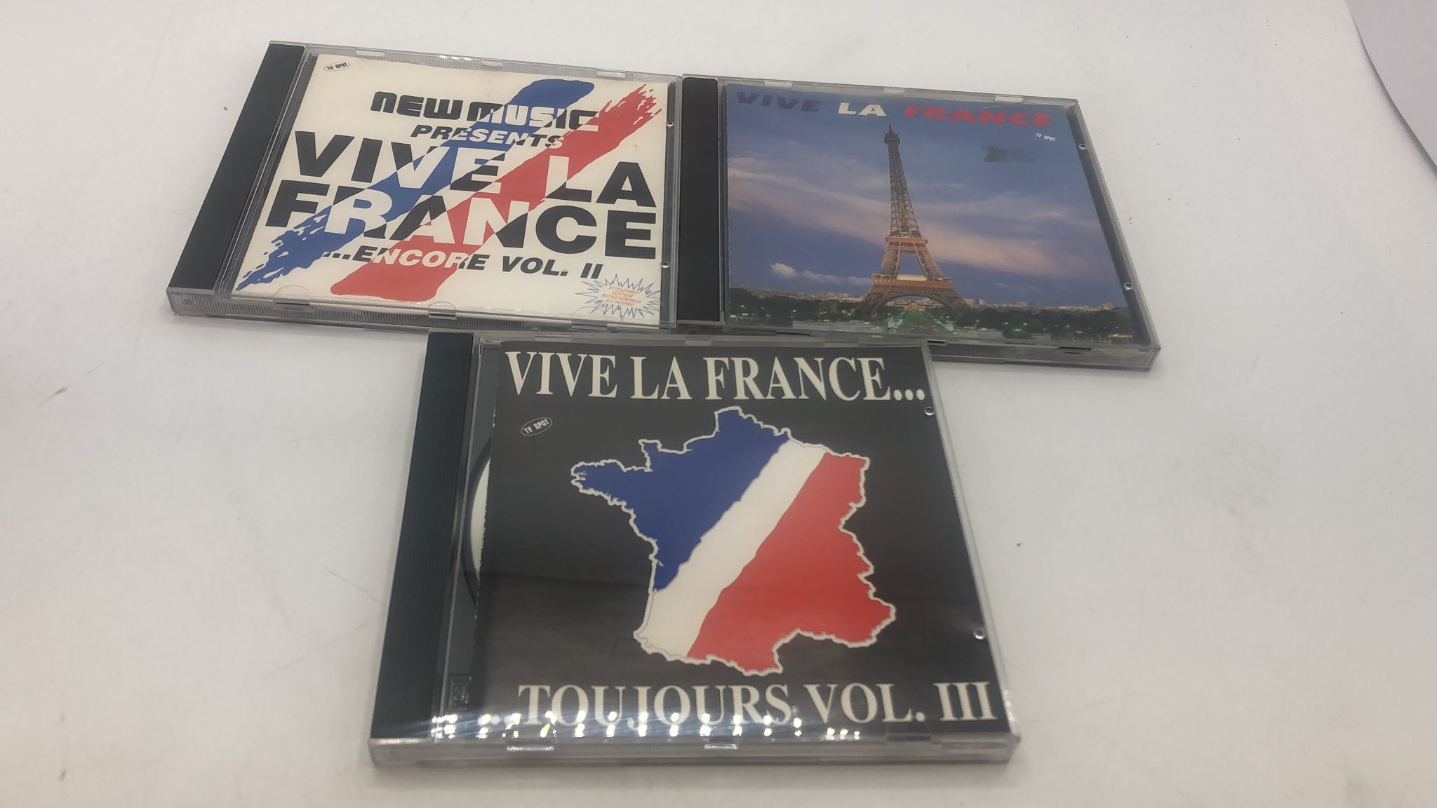 Lotto 3 cd "Vive la France"