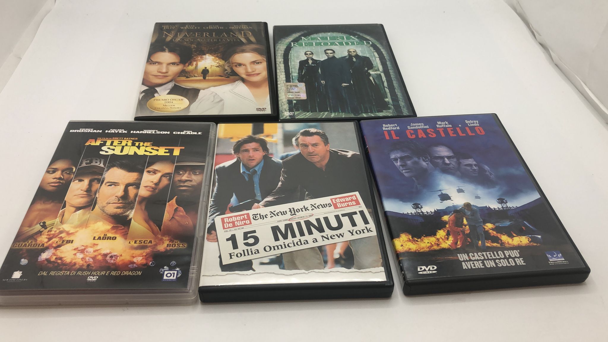 Lotto 5 contenente 5 film in DVD