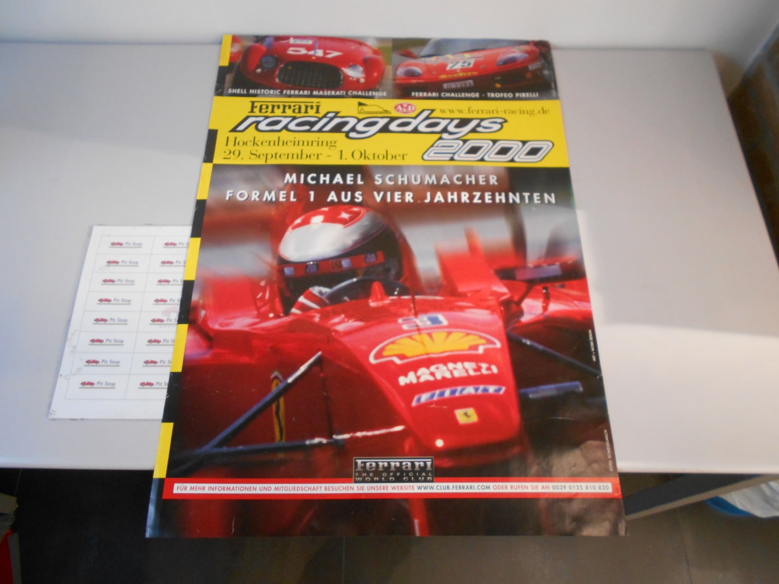 Ferrari poster celebrativo Racing Days 2000
