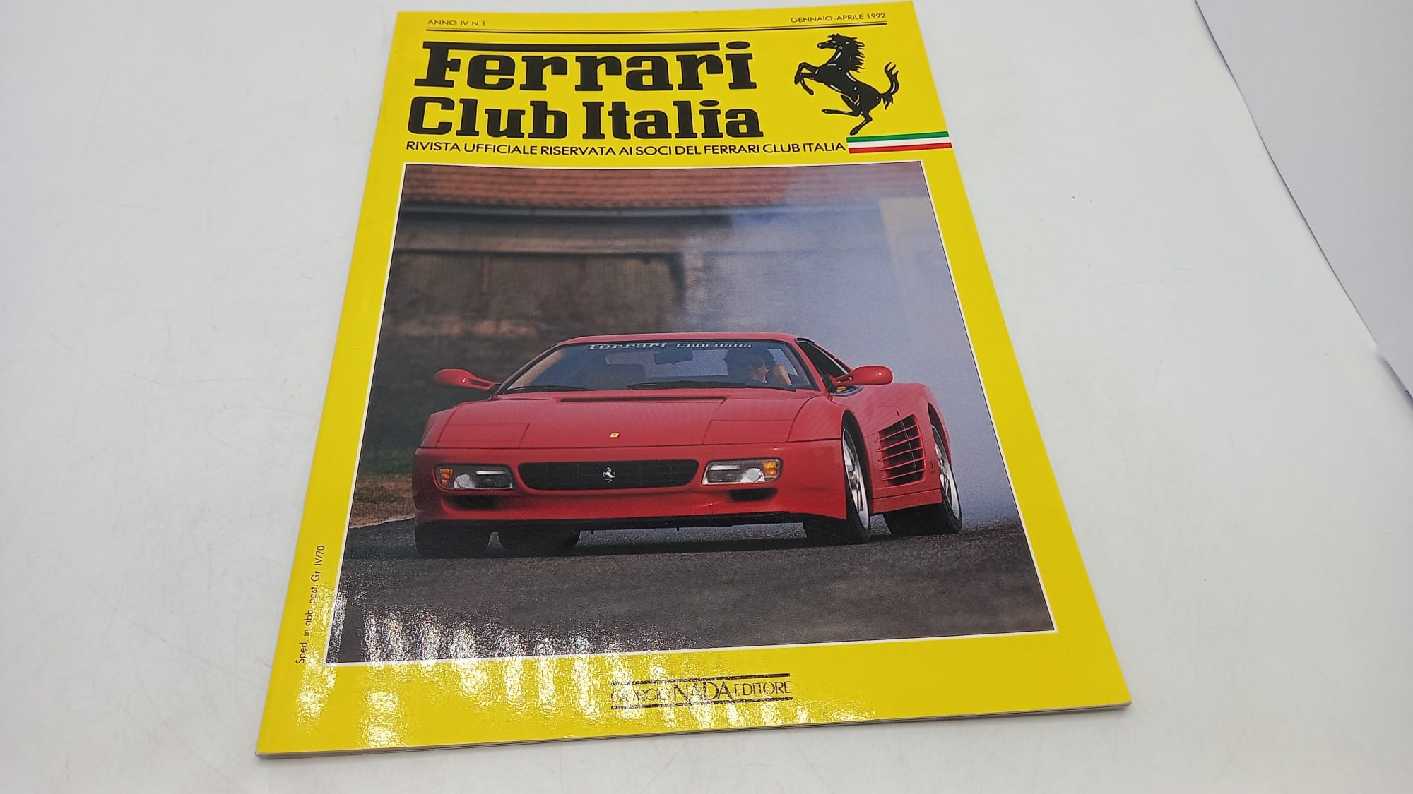 Rivista Club Ferrari Italia gennaio aprile 1992