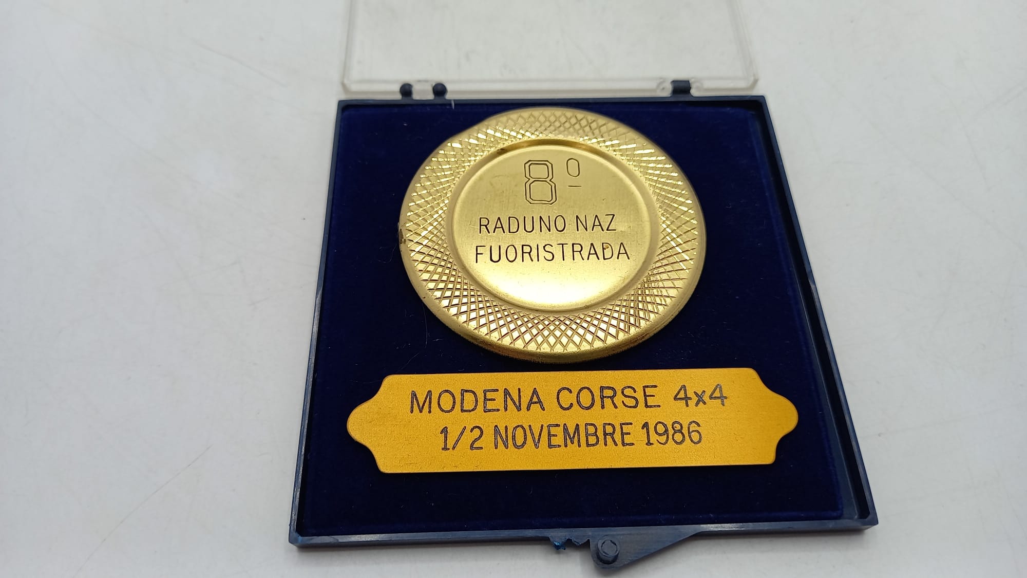 Medaglia Modena Corse 4x4 fuoristrada 1986