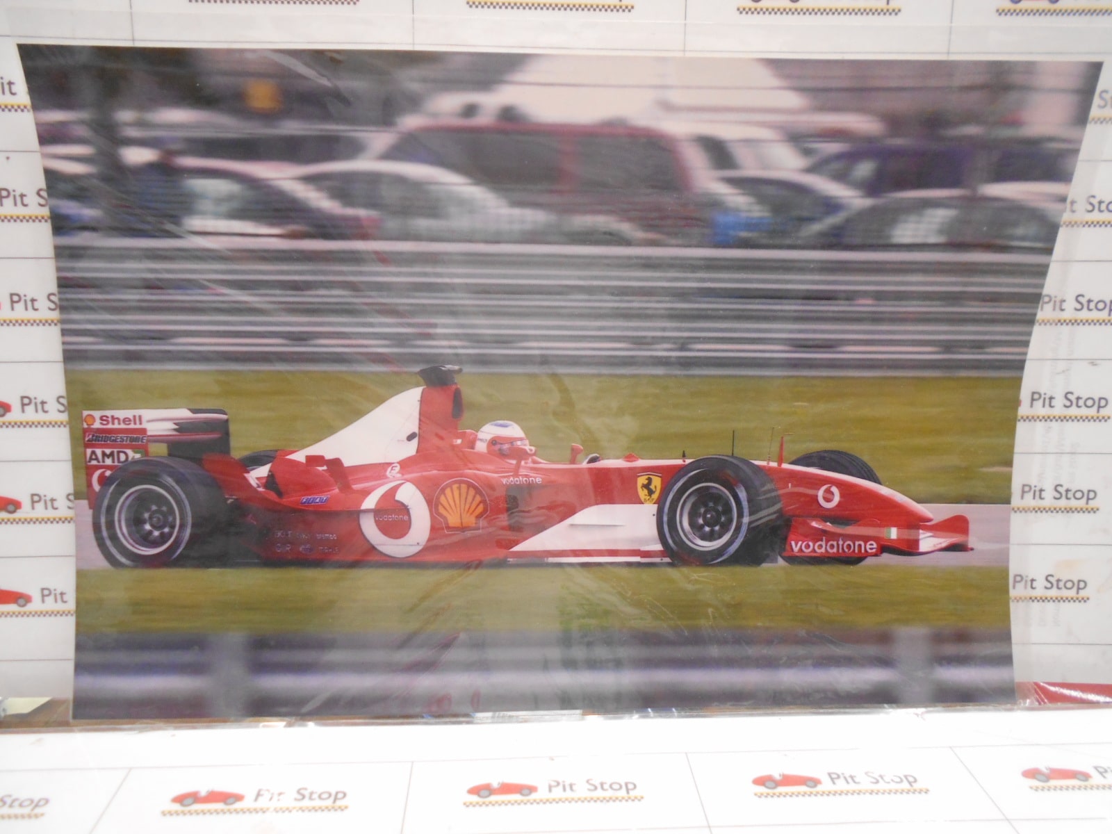 Ferrari F1 F2002 R. Barrichello fotografia originale